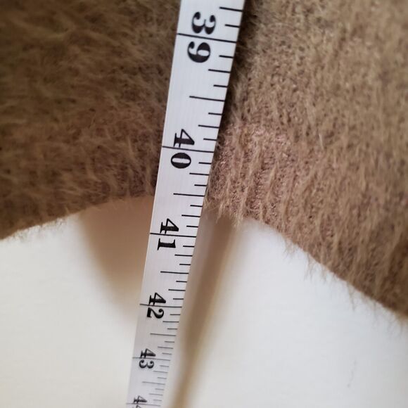 QIXING Womens Casual Open Front Knit Cardigan Long Sleeve Plush Cozy Warm - Picture 7 of 8